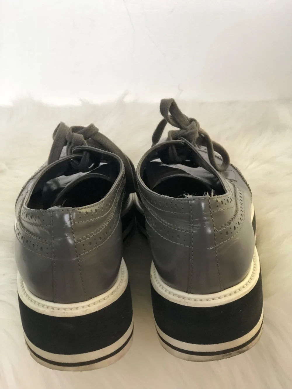 Prada wingtip platform
